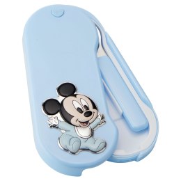 Sztućce Dla Dzieci w Etui Disney Baby Mickey VALENTI Niebieskie