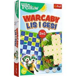 Gra Warcaby Lis i Gęsi Rodzina Treflików 02301