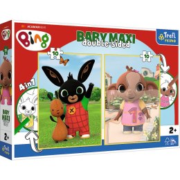 Puzzle 2x10 Baby maxi Królik Bing 43002