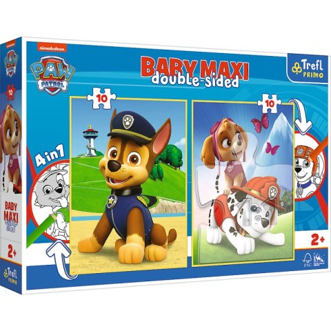 Puzzle 2x10 baby maxi Drużyna Paw Patrol 43003