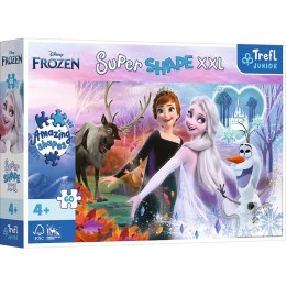 Puzzle 60 Super Shape XXL Tańczące siostry Disney Frozen 50010