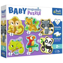 Puzzle Baby Progressive Zwierzęta exotic 44005