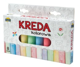 Kreda Dromader chodnikowa kolorowa 8 sztuk