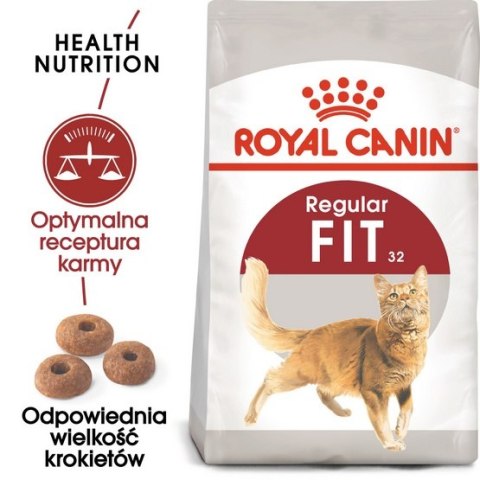 Royal Canin Fit karma sucha dla kotów dorosłych, wspierająca idealną kondycję 2kg Royal Canin Fit karma sucha dla kotów dorosłych, wspierająca idealną kondycję 2kg