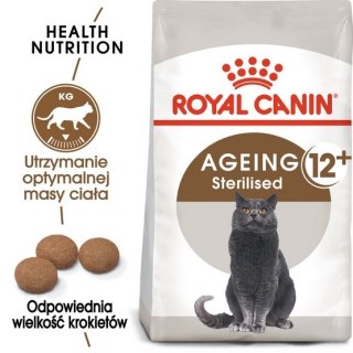 Royal Canin Ageing +12 Sterilised karma sucha dla kotów dojrzałych, sterylizowanych 400g