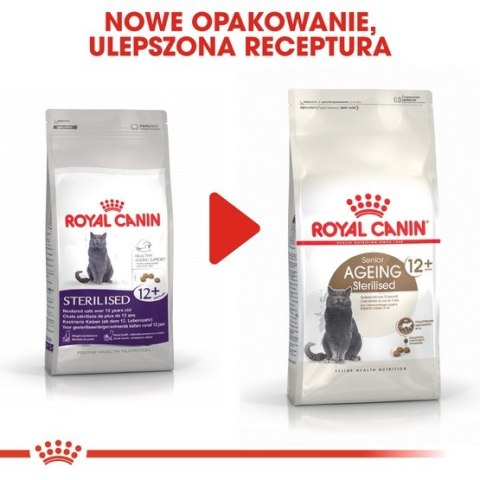 Royal Canin Ageing +12 Sterilised karma sucha dla kotów dojrzałych, sterylizowanych 4kg