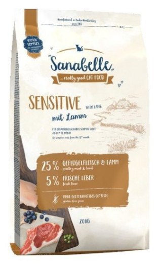 Sanabelle Adult Sensitive z jagnięciną 10kg