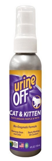 Urine Off Cat & Kitten Formula - do usuwania plam moczu 118ml