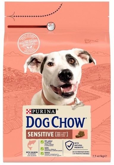 Purina Dog Chow Adult Sensitive Łosoś 2,5kg