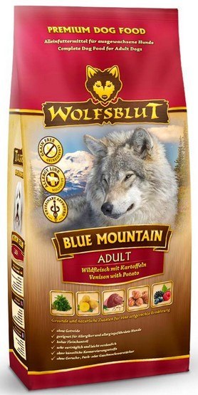 Wolfsblut Dog Blue Mountain dziczyzna i owoce leśne 500g