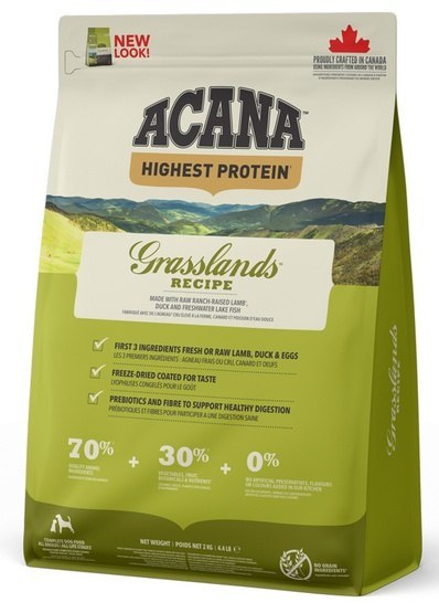 Acana Highest Protein Grasslands Dog 2kg