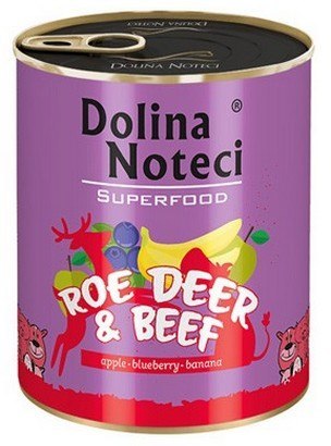 Dolina Noteci Superfood Pies Sarna i wołowina puszka 800g