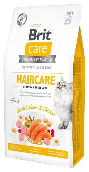 Brit Care Cat Grain Free Haircare Healthy & Shiny Coat 400g