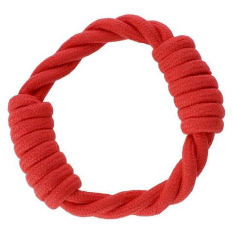 Dingo Zabawka dla psa - Ringo zaplatane Energy 18cm czerwone Dingo Zabawka dla psa - Ringo zaplatane Energy 18cm czerwone