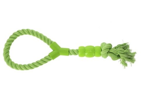 Dingo Zabawka dla psa - Sznur z gryzakiem Denta Fresh 41cm zielony Dingo Zabawka dla psa - Sznur z gryzakiem Denta Fresh 41cm zielony