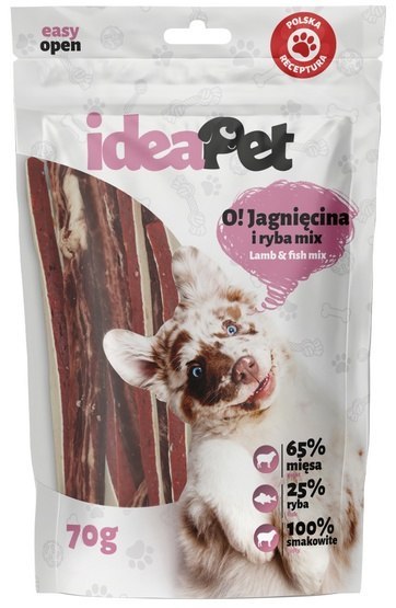 IdeaPet O! Jagnięcina i ryba mix 70g IdeaPet O! Jagnięcina i ryba mix 70g