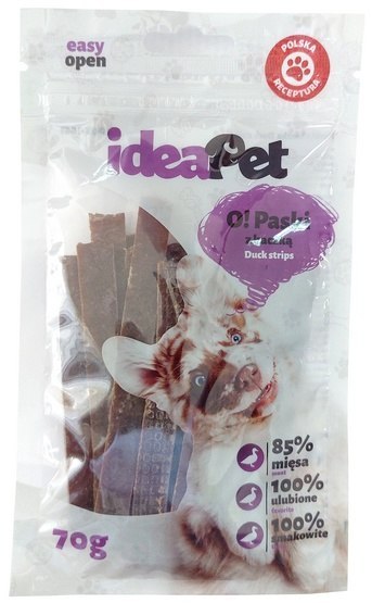 IdeaPet O! Paski z kaczką 70g