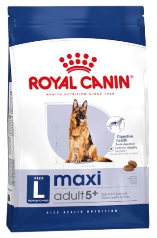 Royal Canin Maxi Adult 5+ karma sucha dla psów starszych, od 5 do 8 roku życia, ras dużych 15kg