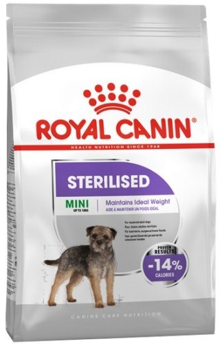 Royal Canin Mini Sterilised karma sucha dla psów dorosłych, ras małych, sterylizowanych 8kg