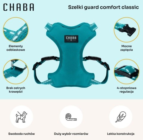 CHABA Szelki Guard Comfort Classic XL morskie