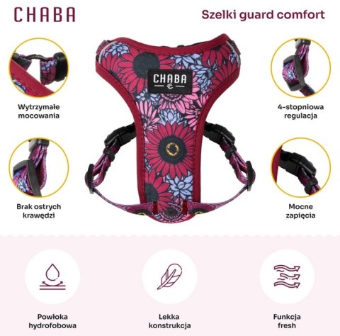 CHABA Szelki Guard Comfort Story III bezuciskowe L 2,0cm Lakota