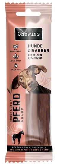 Chewies Hundezigarren Pferd & Hanf - konina & konopie 75g