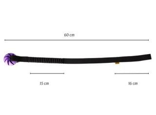 Dingo Zabawka dla psa - Szarpak Piłka z rączką bungee 6cm