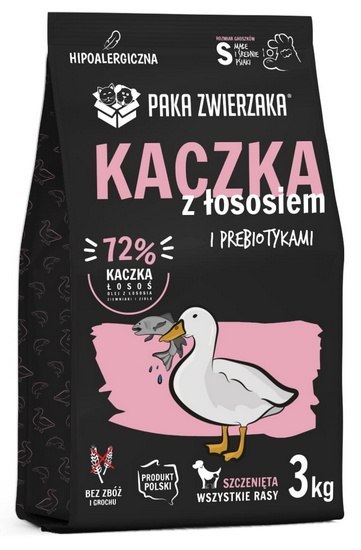 Paka Zwierzaka Seventh Heaven Puppy Kaczka z łososiem 3kg Paka Zwierzaka Seventh Heaven Puppy Kaczka z łososiem 3kg