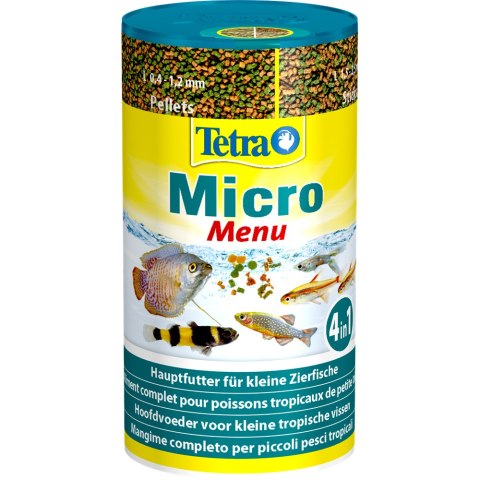 Tetra Micro Menu 100ml - zestaw pokarmów 4 w 1