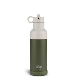 Citron Butelka Termiczna ze Stali Nierdzewnej 500ml - Olive Green