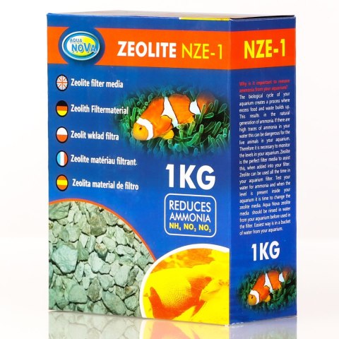 Aqua Nova Zeolite NZE-1 - zeolit wkład filtra 1kg Aqua Nova Zeolite NZE-1 - zeolit wkład filtra 1kg