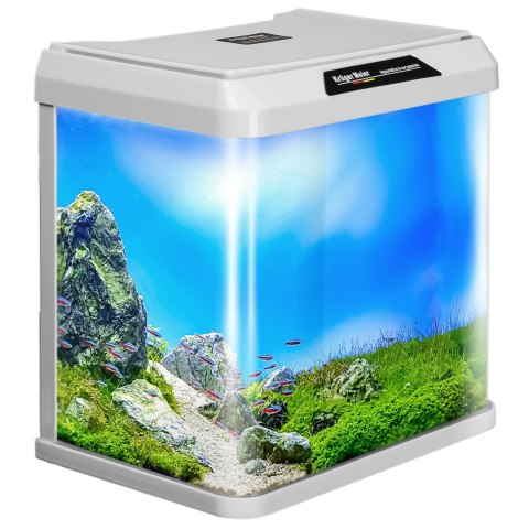 Kruger Meier Como Aquarium 16l - akwarium zestaw biały