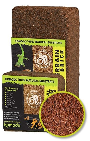 Komodo Tropical Terrain Brick L - podłoże z włókien kokosa 8l Komodo Tropical Terrain Brick L - podłoże z włókien kokosa 8l