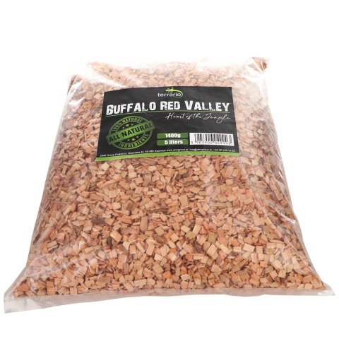 Terrario Buffalo Red Valley 5l - średnie zrębki olcha