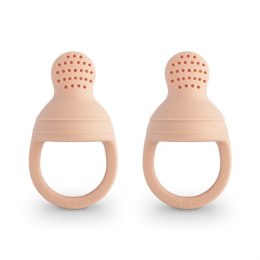 Mushie Gryzak Do Przekąsek 2-pack Blush