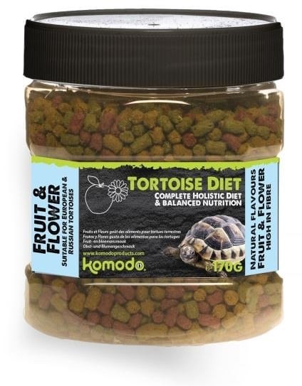 Komodo Tortoise Diet Fruit Flower 170g - pokarm dla żółwi