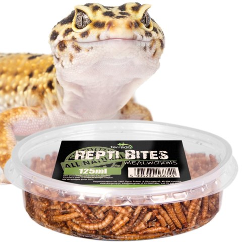 Terrario Repti Bites Mealworms 125ml - larwy mącznika suszone