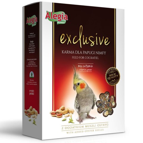 Alegia - Exclusive karma dla papugi nimfy 1kg