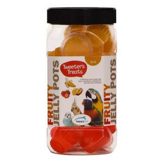 HappyPet Tweeter's Treats Fruity Jelly Pots 27 sztuk - mix smaków