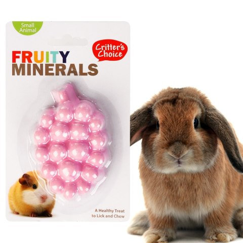 HappyPet Fruity Minerals 60g - kostka wapienna winogronowa