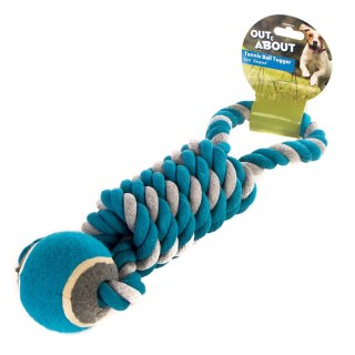 HappyPet Tennis Ball Tugger - piłka tenisowa z sznurem