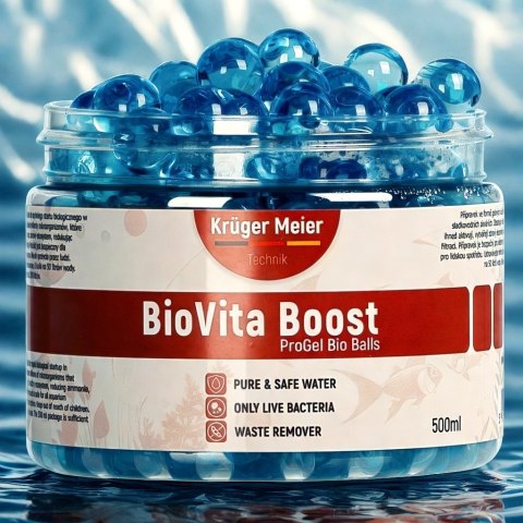 Kruger Meier BioVita Boost - bakterie w żelowych kulkach do akwarium