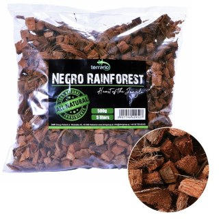 Terrario Negro Rainforest 5l 500g - podłoże zrębki kokosa