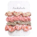 Rockahula Kids gumki scrunchie do włosów dla dziewczynki 4 szt. Caravan