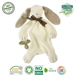 Maud N Lil Opiekun smoczka z organicznej BIO bawełny GOTS Ears The Bunny Comforter 2in1